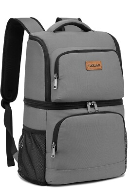 #ad Backpack Cooler. Lightweight Insulated Backpack Cooler Gray New