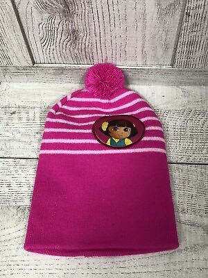 #ad Dora Hat Warm Girls Winter Pink Does Explorer Hat