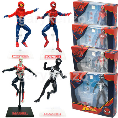 #ad ZD Marvel Legends Spider Man Venom Spidey Comic Ver. 7in Action Figure Toys Gift