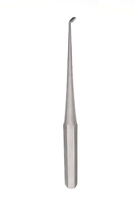 #ad Bruns Bone Curette 9quot; Angled 45 Degree Oval Cup 3.7mm Size: 0