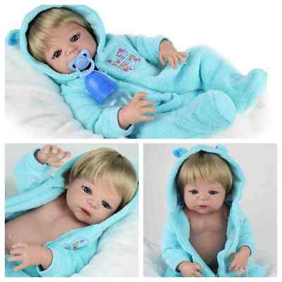 #ad Full Body Soft Reborn Baby Dolls Vinyl Silicone Realistic Newborn Boy Doll Gifts