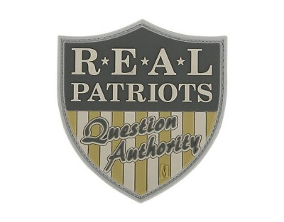 #ad Maxpedition PVC PATCH:RPQAA Real Patriots Morale Patch 2.75quot;x2.5quot; Arid