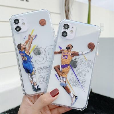 #ad 2 set LeBron James amp; Stephen Curry iPhone 14 13 12 case with film NBA basketball
