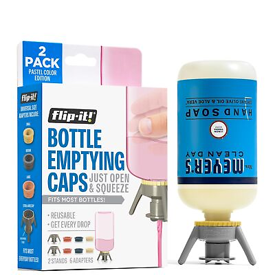 #ad Flip It 2 Pack Premium Bottle Emptying Kit – No more wasted product Fits m...