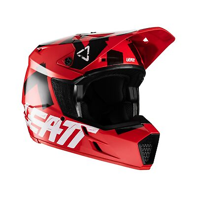 #ad SALE Leatt 3.5 V22 Red Dirt Bike MX SXS ATV Off Road Helmet Adult X Small