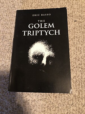 #ad The Golem Triptych by Eric Basso OOP Weird Lit Asylum Arts Horror Theater RARE