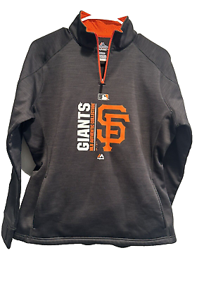 #ad San Francisco Giants Majestic Women’s Sweatshirt XL ￼ Fleece Lined