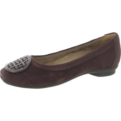 #ad Clarks Womens Candra Blush Purple Ballet Flats Shoes 5 Medium BM BHFO 8160