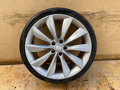 #ad 2012 2020 Tesla Model S MS Wheel Rim 21quot; inch 21x8.540MM Tire 245 35 R21 OEM