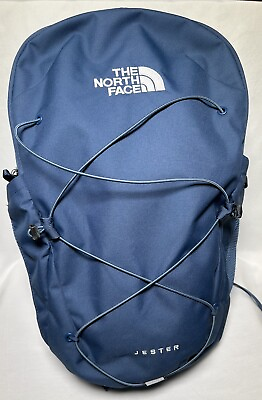 #ad The North Face Jester Commuter Laptop Backpack Shady Blue TNF White One Size