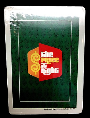 #ad New Poker Card Deck The Price Is Right Souvenir Collectors Gift Game Classic Bob