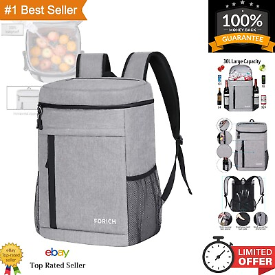 #ad Soft Cooler Backpack Insulated Waterproof Backpack Cooler Bag Leak Proof Port...