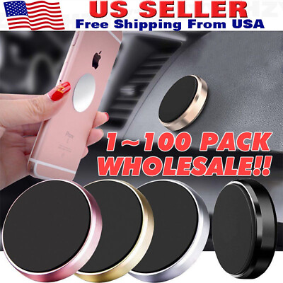 #ad Magnetic Car Mount Universal Phone Holder Universal Stick On Dashboard wholesale