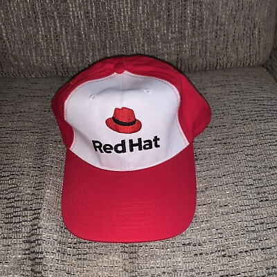 #ad red hat baseball hat
