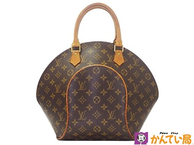 #ad Used Louis Vuitton M51126 Ellipse Mm Handbag Brown Gold Hardware Double Zipper