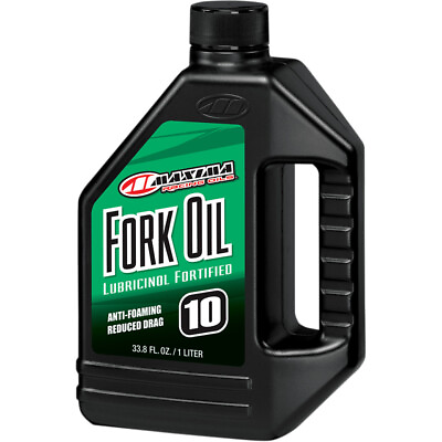 #ad Maxima Racing Oil Motorcycle Fork Fluid Oil 10W 1 Liter 55901