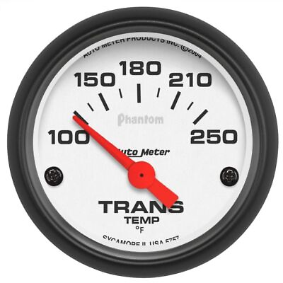 #ad AutoMeter Phantom 2 1 16quot; SSE 100 250F Transmission Temperature Gauge 5757