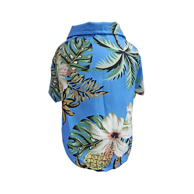 #ad Pets Summer Coconut Tree Pineapple Cute Hawaii Beach Shirt Blouse Dog Clothes 55