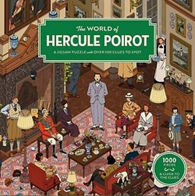 #ad The World of Hercule Poirot: A 1000 piece Jigsaw Puzzle by Agatha Christie Ltd