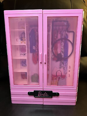 #ad Barbie Closet Carrying Case Mattel 2018
