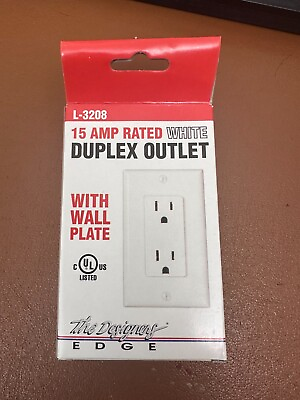 #ad 10x 15 AMP White Duplex Decora Outlet Receptacle Box 10 W Wall Plate NONE TR