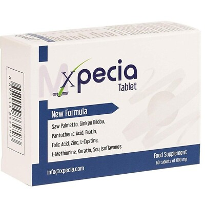 #ad Xpecia Men Anti Hair Loss New Hair Growth Formula 750 mg x 60 Tablet Exp.2025