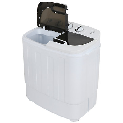 #ad Compact Mini Twin Tub Washing Machine Portable 13lbs Laundry Washer and Dryer