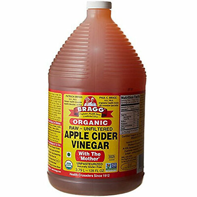 #ad Bragg Organic Raw Apple Cider Vinegar 128 Ounce