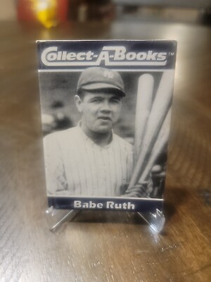 #ad 1990 Collect A Books BABE RUTH Booklet New York Yankees Baseball