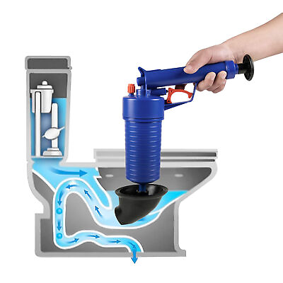 #ad Home Plunger Air Drain Blaster Pressure Pump Cleaner High Pressure Pipe Opener