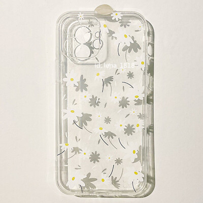 #ad Daisy Flower Case For iPhone 14 13 12 11 Pro Max Plus Mini XR XS X SE 8 7 6 s