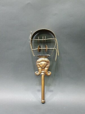 #ad Hathor Copper Sistrum Musical Instrument Replica from her Original Collection