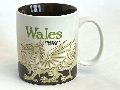 #ad Starbucks Coffee Mug Wales Cymru Dragon 2011 Collector Series 16 oz Cup NEW