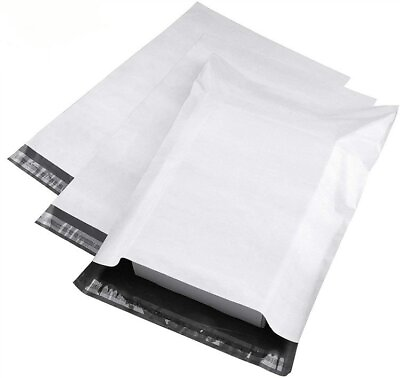 #ad 2000 9x12 Poly Mailers Envelopes Self Seal Shipping Bags 2.5 Mil 9quot; x 12quot;