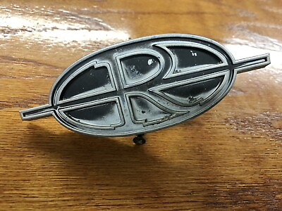 #ad 1971 Boat Tail Buick Riviera Front Grill Emblem Donk 71