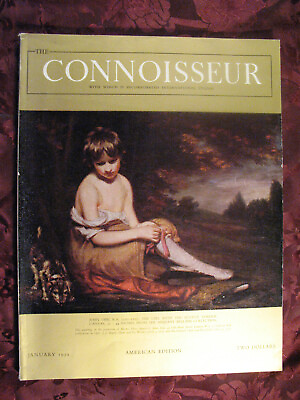 #ad CONNOISSEUR magazine January 1959 David Tamara Nicholas Talbot Rice Dora Gordine