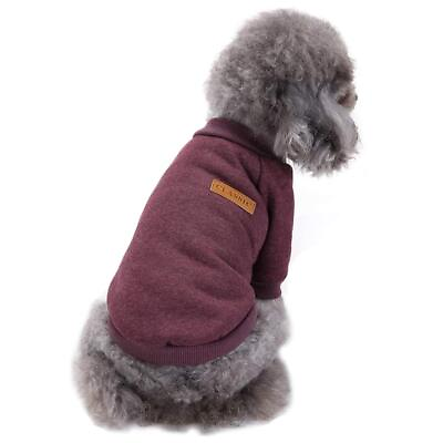 #ad Pet Dog Classic Knitwear Sweater Warm Winter Puppy Pet Coat Soft Sweater Clot...