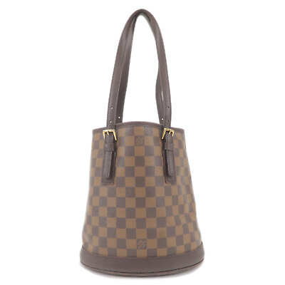 #ad Auth Louis Vuitton Damier Ebene Male Tote Bag Hand Bag N42240 Used