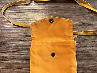 Fjallraven Kanken G 1000 Orange Small Bag Pocket Crossbody Purse Adjust Strap 8”