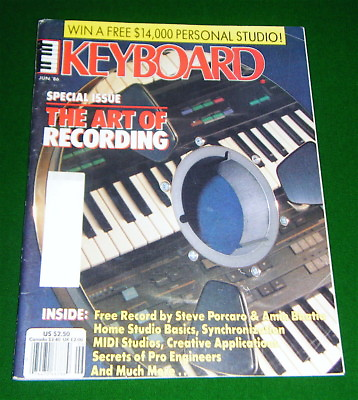 #ad ART OF RECORDING Tascam Porta One Yamaha MT1X Fostex 1986 KEYBOARD Magazine