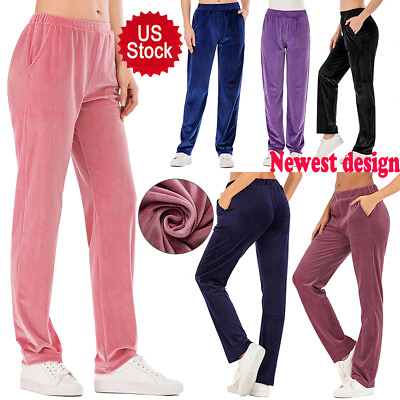 #ad Fashion Thick Warm Winter Plush Casual Sport Pants Velvet Trousers Warm Trousers
