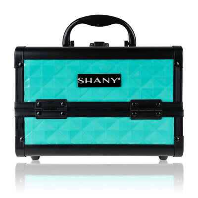 #ad SHANY Chic Makeup Train Case Cosmetic Box Portable Makeup Case Cosmetics Beauty
