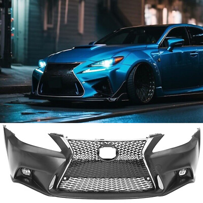 #ad Front Bumper Conversion F Sport Fit For 2006 2013 Lexus IS250 IS350 C 2IS to 3IS