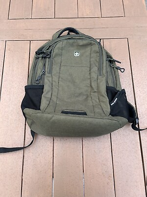 #ad Swiss gear Olive Green Backpack