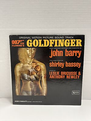 #ad Goldfinger 007 James Bond Original Movie Soundtrack Vinyl LP Album Mono Tested