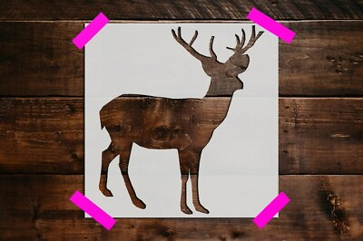 #ad Deer Stencil