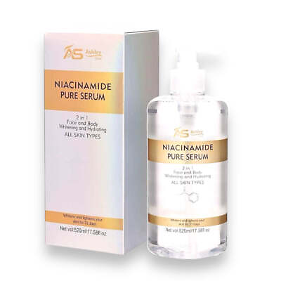 #ad Ashley Shine NIACINAMIDE Pure Serum For Face And Body 520ml