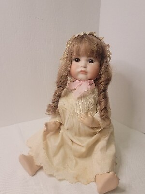 #ad 19quot; SFBJ 252 Paris Full Jointed Toddler Doll w Elegant Nightgown amp; Bloomers
