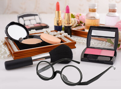 Makeup Eye Make Up Reading Glasses Flip cover Folding Cosmetic Women Magnifying $8.99