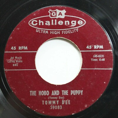 50S amp; 60S 45 Tommy Dee The Hobo And The Puppy There#x27;S A Star Spangled Banner $5.00